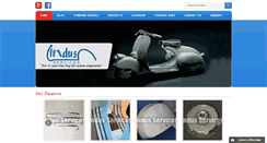 Desktop Screenshot of indus-services.co.in