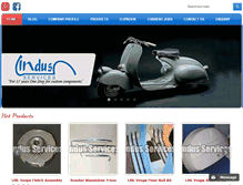 Tablet Screenshot of indus-services.co.in